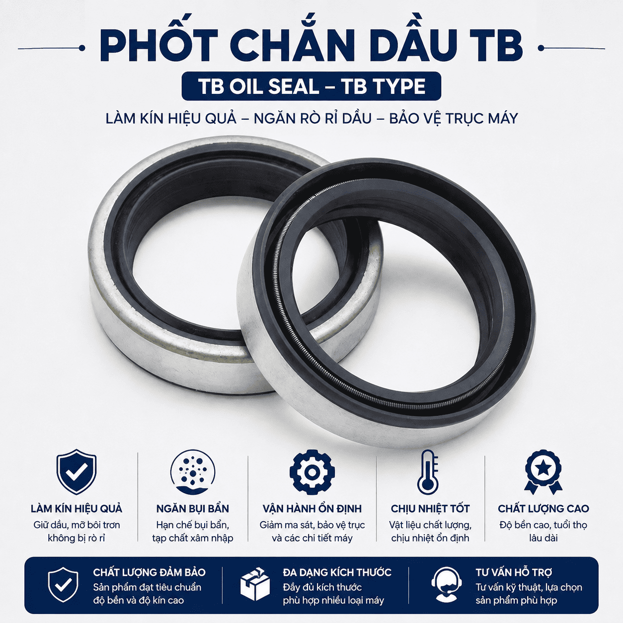 Phốt chắn dầu TB - Ảnh 3