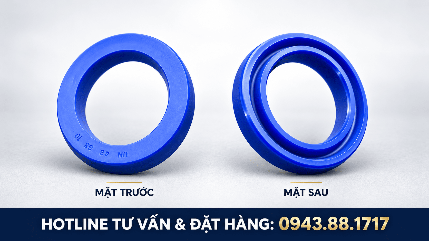 Phớt Ben Thủy Lực UN – Phốt Chữ U Dùng Cho Ty Và Piston