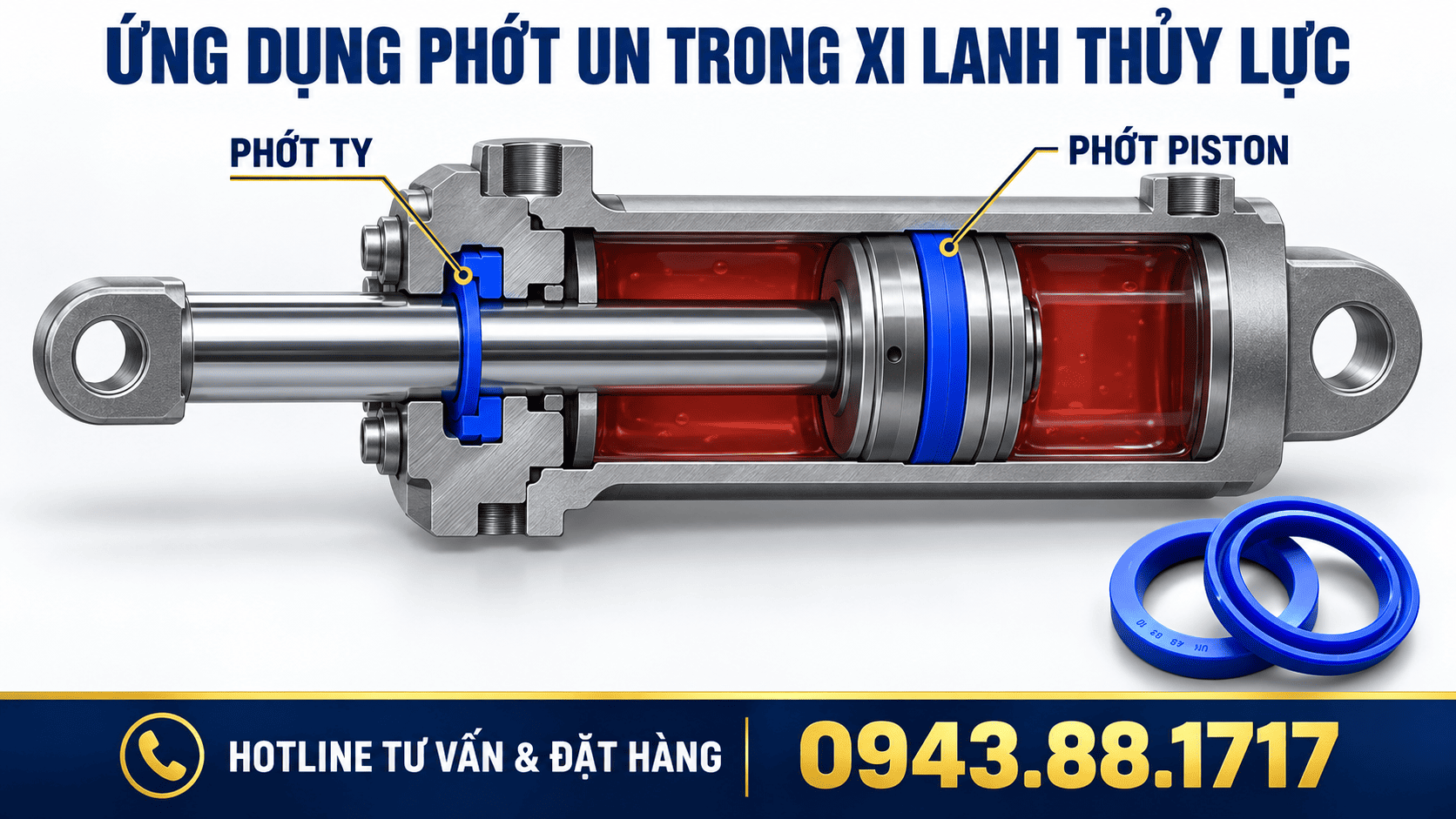 Phớt UN dùng cho ty hay piston?