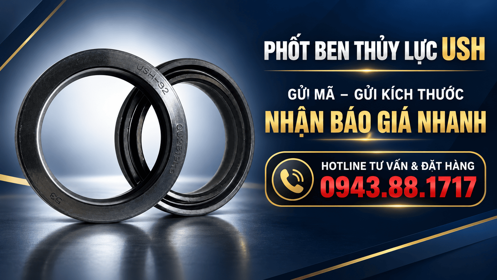 Mua phốt ben thủy lực USH ở đâu chất lượng, giá tốt?