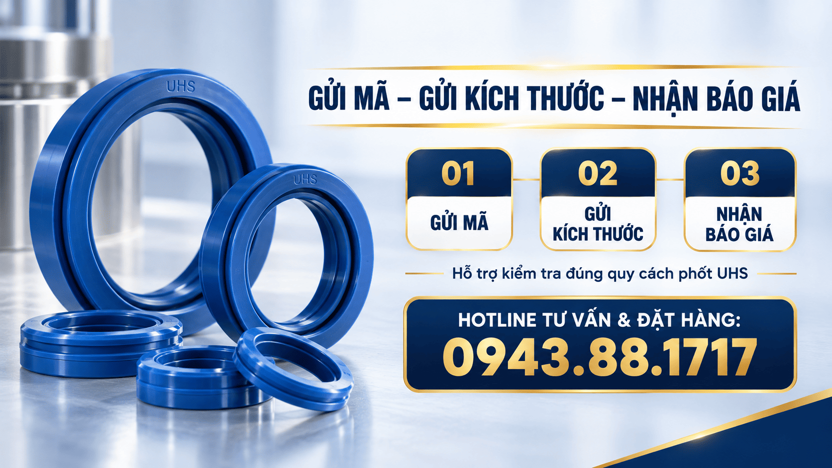 Mua phốt ben thủy lực UHS ở đâu uy tín, giá tốt?