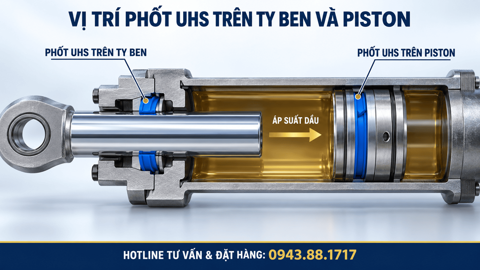 Phốt UHS dùng cho ty ben hay piston?