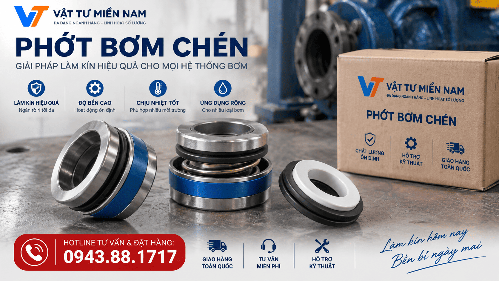 Nên mua phốt bơm chén ở đâu uy tín, giá tốt?