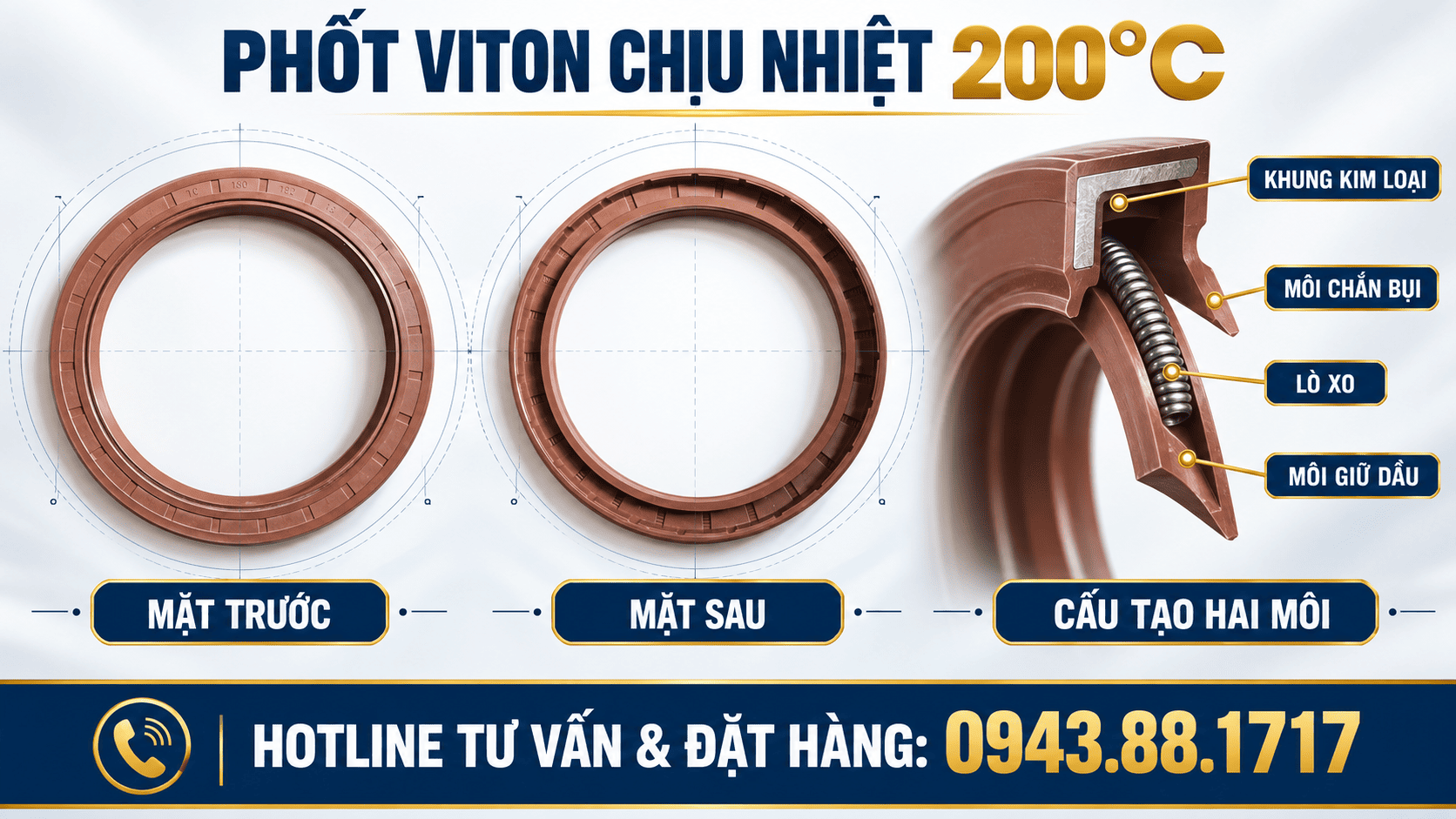 cấu tạo phốt chịu nhiệt