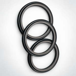 Phốt giảm áp thủy lực HBT STD dạng Step Seal PTFE O-ring