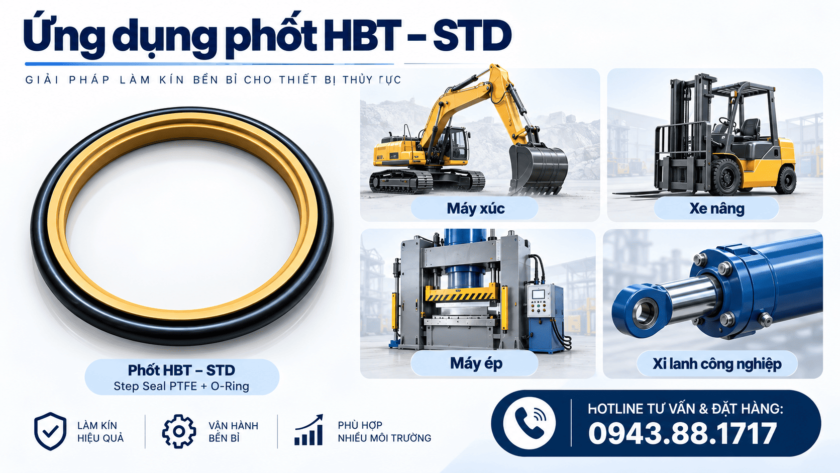 Phốt HBT – STD được dùng ở đâu?
