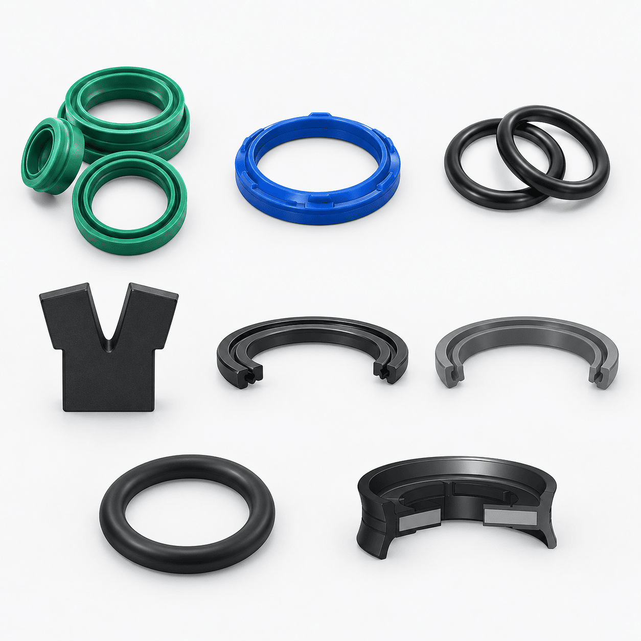 Các loại phốt khí nén pneumatic seal dùng cho xi lanh