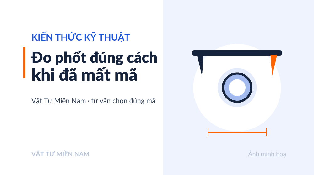 Đo phốt chắn dầu khi đã mất mã (ảnh minh hoạ)