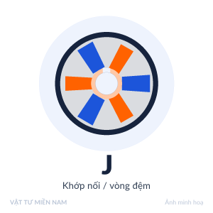 Khớp nối / vòng đệm J – Vật Tư Miền Nam (ảnh minh hoạ)