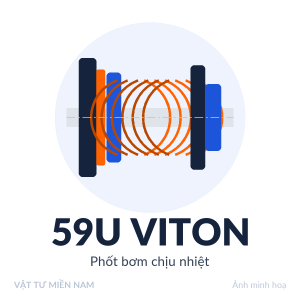 Phốt bơm 59U Viton – Vật Tư Miền Nam (ảnh minh hoạ)