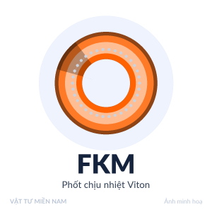 Phốt chịu nhiệt Viton / FKM – Vật Tư Miền Nam (ảnh minh hoạ)